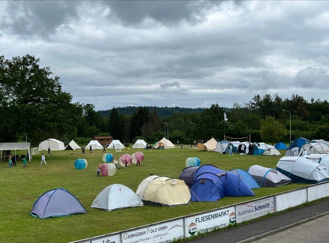 Bild vom Zeltlager